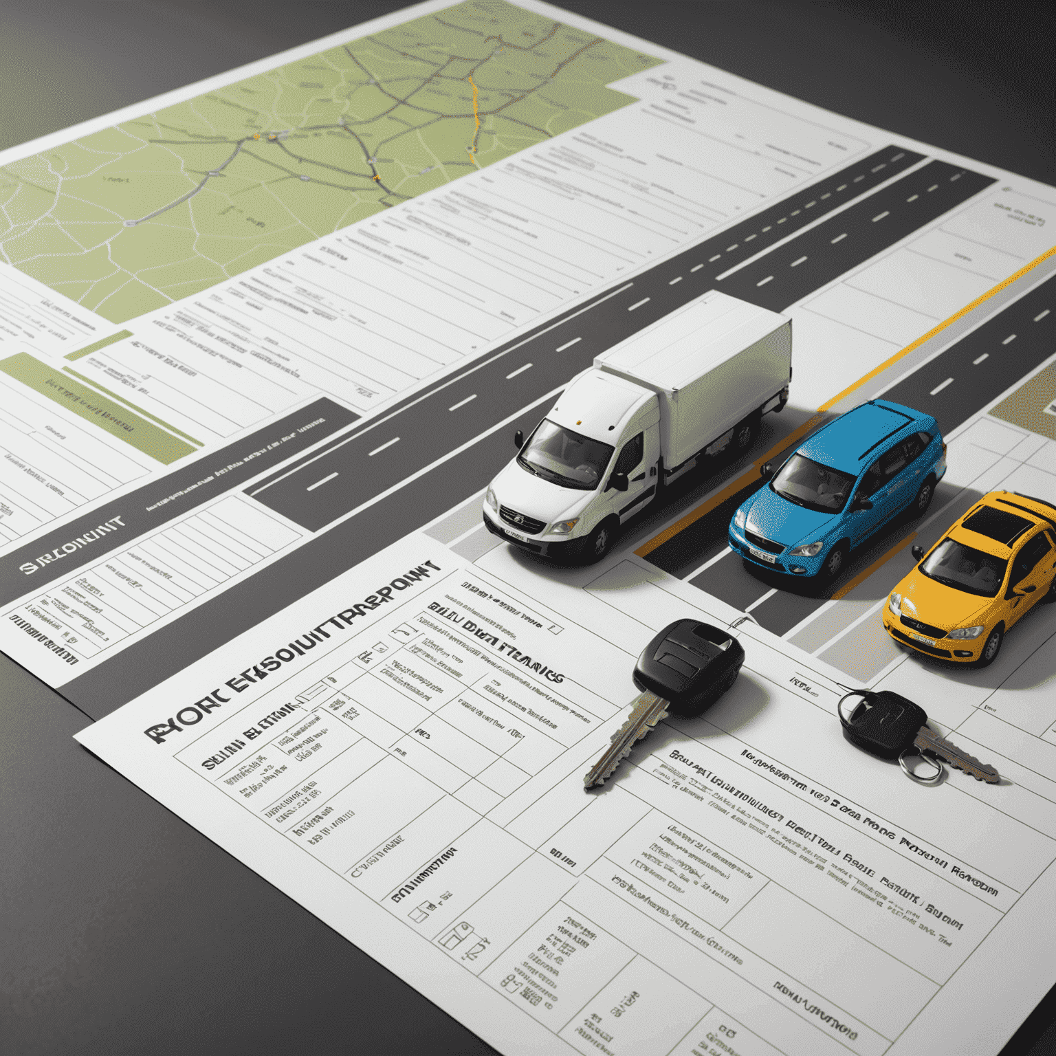 A detailed road transport fine bill with key sections highlighted